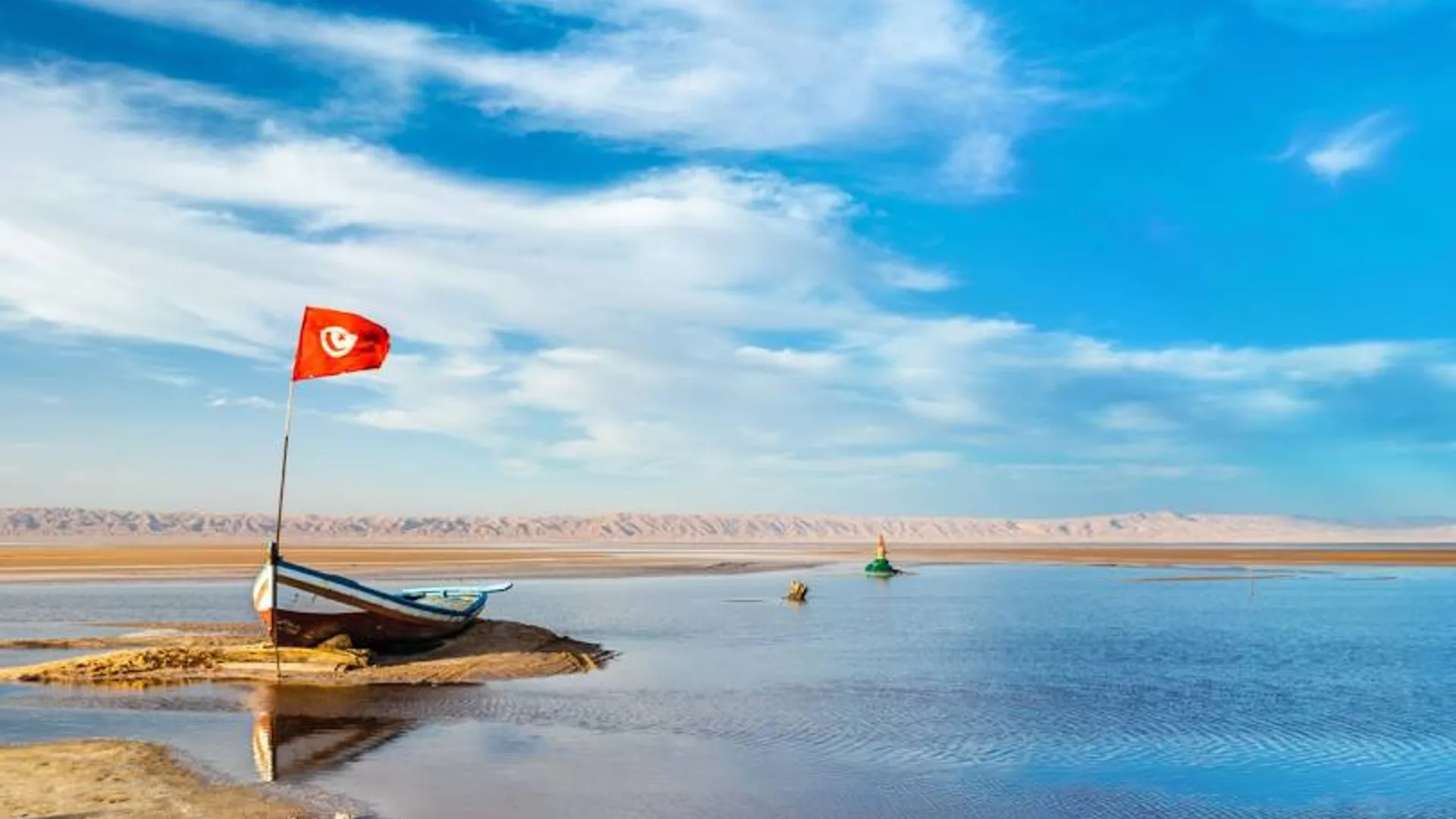 Traversée du lac salé "Chott el Jerid"